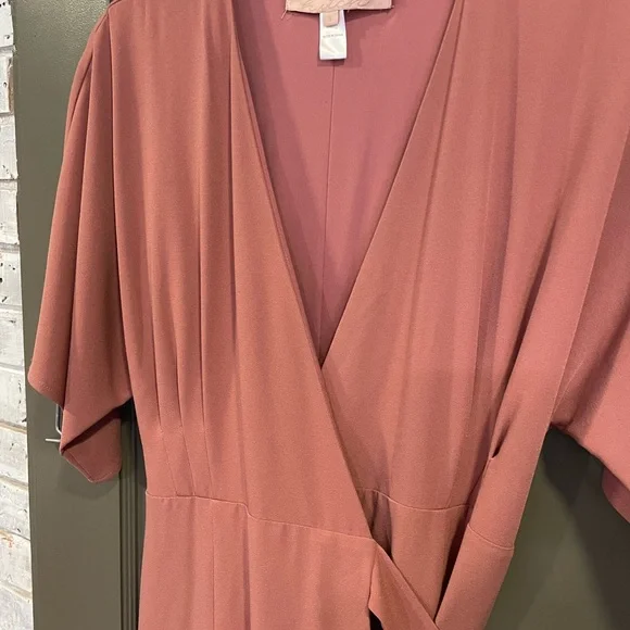 Hutch Terracotta Maxi Wrap Dress - Picture 2 of 4